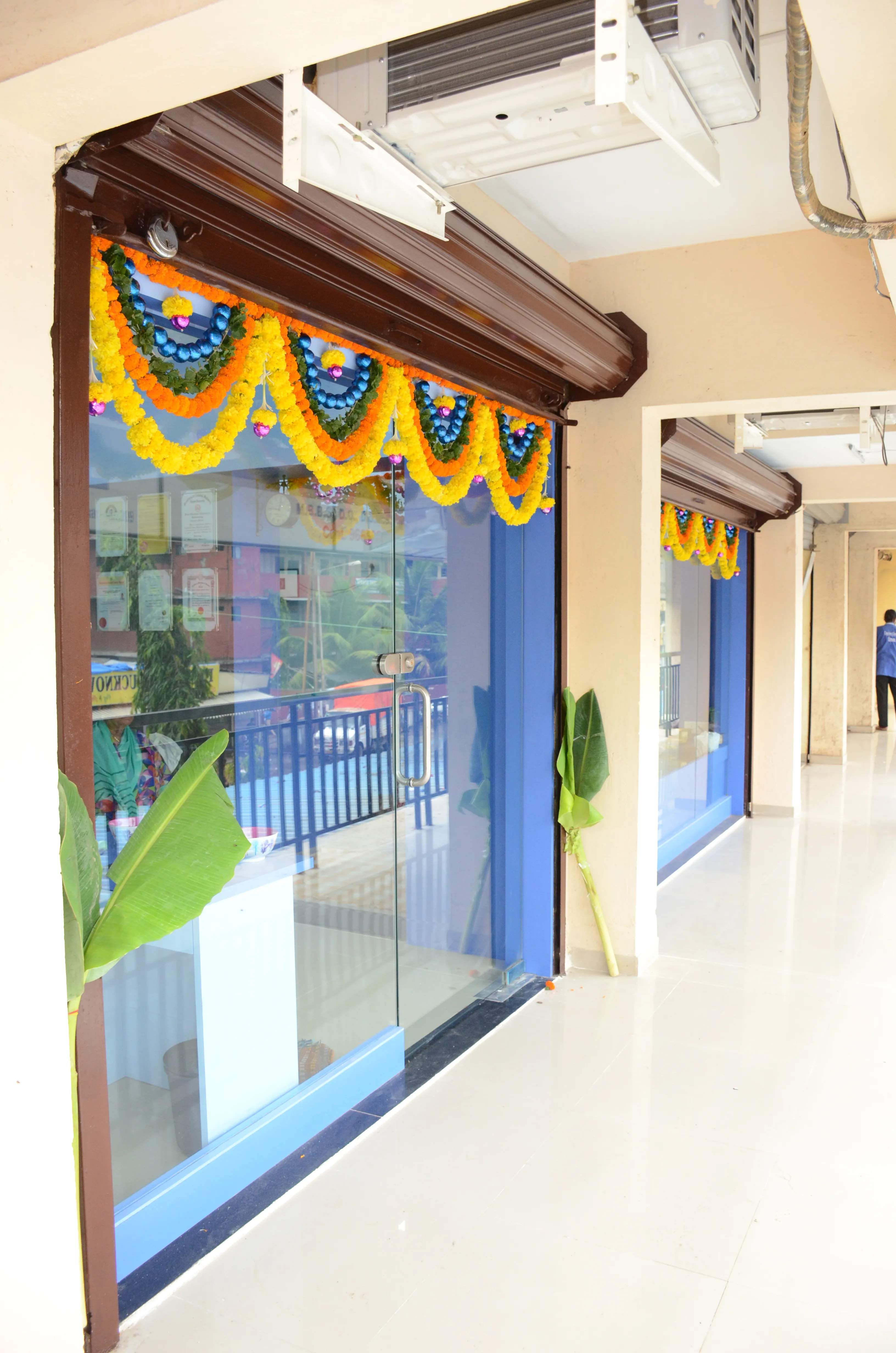 Bright entrance corridor at JECC Nallasopara East