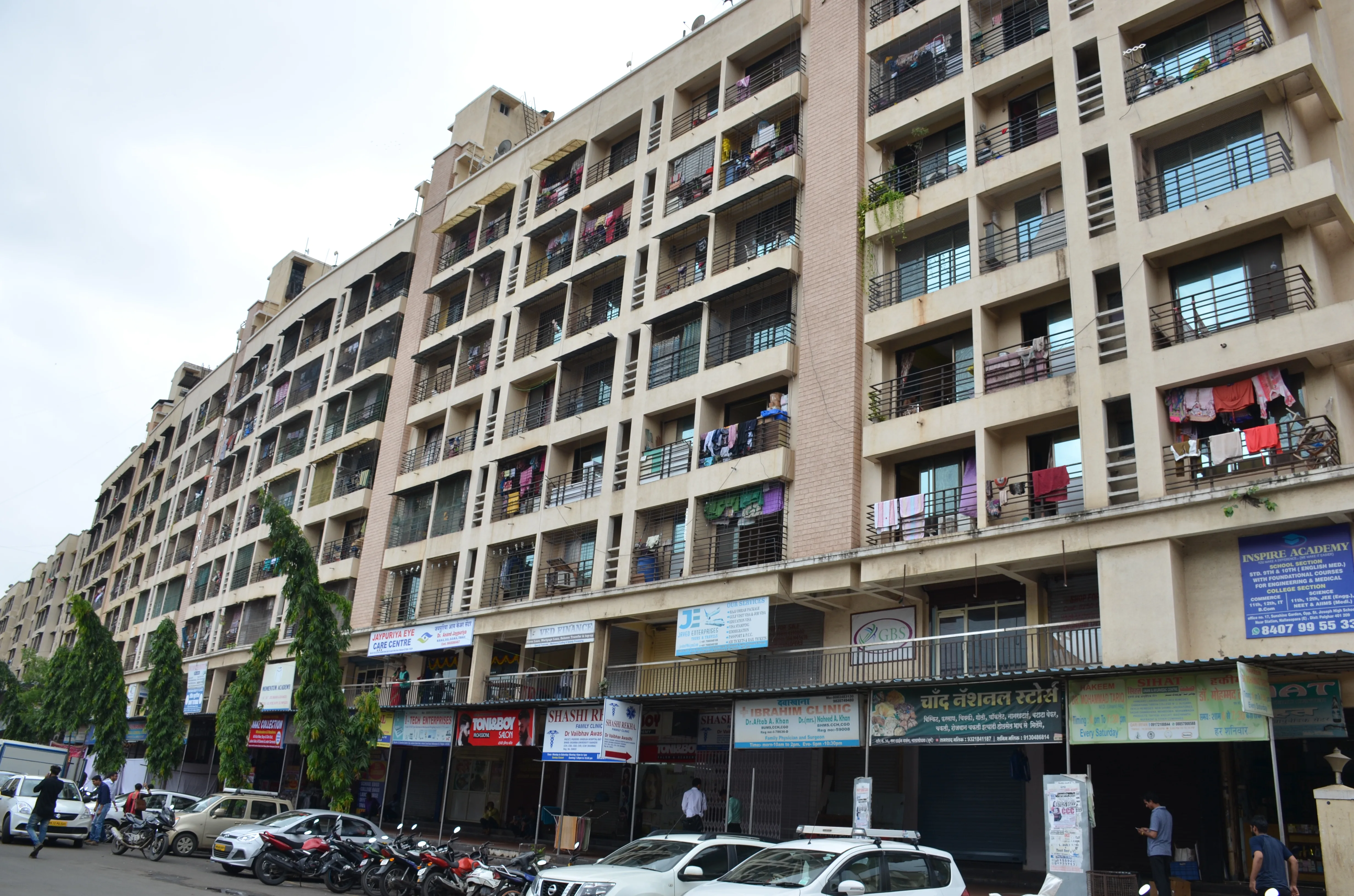 Sunshine Garden building housing Jaypuriya Eye Care Centre in Nallasopara East